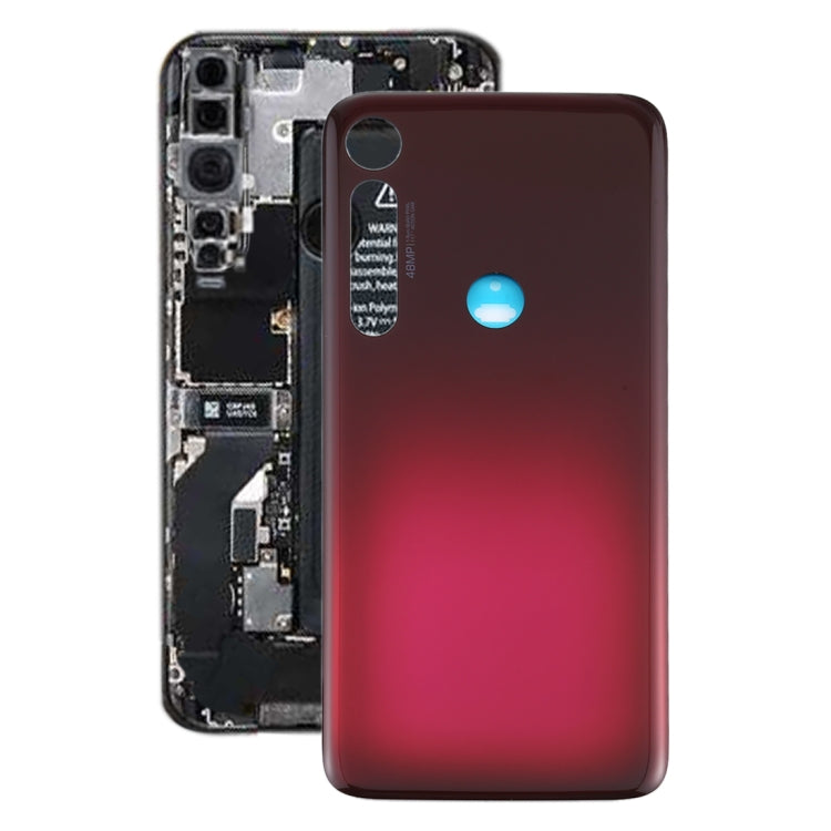 Battery Back Cover for Motorola Moto G8 Plus (Red) - Back Cover by buy2fix | Online Shopping UK | buy2fix