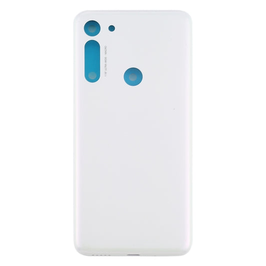 Battery Back Cover for Motorola Moto G8 (White) - Back Cover by buy2fix | Online Shopping UK | buy2fix