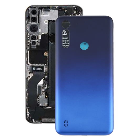 Battery Back Cover for Motorola Moto G8 Power Lite (Dark Blue) - Back Cover by buy2fix | Online Shopping UK | buy2fix