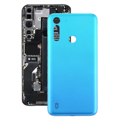Battery Back Cover for Motorola Moto G8 Power Lite (Baby Blue) - Back Cover by buy2fix | Online Shopping UK | buy2fix