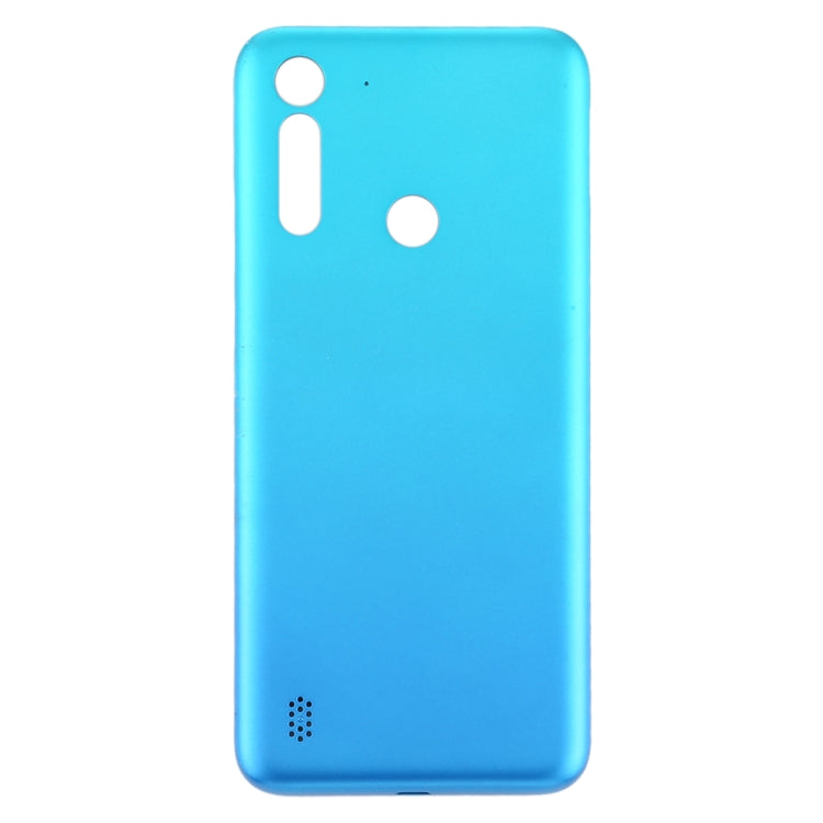 Battery Back Cover for Motorola Moto G8 Power Lite (Baby Blue) - Back Cover by buy2fix | Online Shopping UK | buy2fix