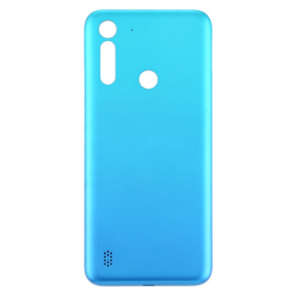 Battery Back Cover for Motorola Moto G8 Power Lite (Baby Blue) - Back Cover by buy2fix | Online Shopping UK | buy2fix