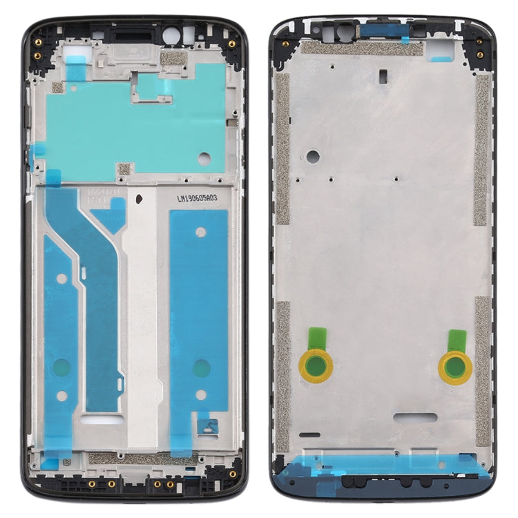 Front Housing LCD Frame Bezel Plate for Motorola Moto E5 Plus (Black) - Frame Bezel Plate by buy2fix | Online Shopping UK | buy2fix