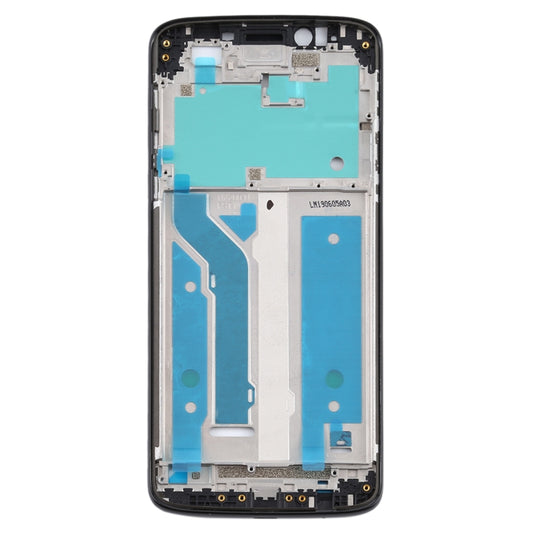Front Housing LCD Frame Bezel Plate for Motorola Moto E5 Plus (Black) - Frame Bezel Plate by buy2fix | Online Shopping UK | buy2fix