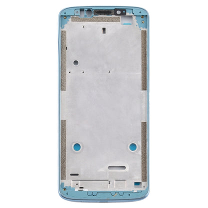 Front Housing LCD Frame Bezel Plate for Motorola Moto E5 Plus (Blue) - Frame Bezel Plate by buy2fix | Online Shopping UK | buy2fix