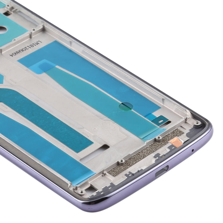 Front Housing LCD Frame Bezel Plate for Motorola Moto E5 Plus (Purple) - Frame Bezel Plate by buy2fix | Online Shopping UK | buy2fix