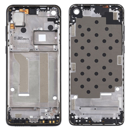 Vorderes Gehäuse LCD-Rahmenblende für Motorola Moto One Vision (Schwarz)
