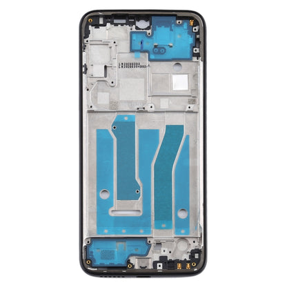 Front Housing LCD Frame Bezel Plate for Motorola Moto G8 Plus(Black) - Frame Bezel Plate by buy2fix | Online Shopping UK | buy2fix