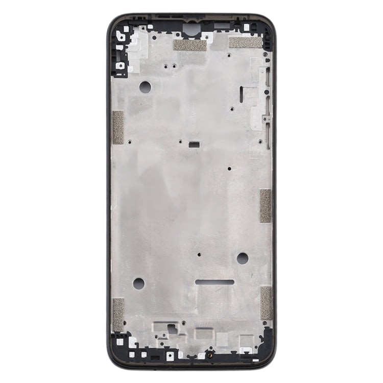 Front Housing LCD Frame Bezel Plate for Motorola Moto G8 Plus(Black) - Frame Bezel Plate by buy2fix | Online Shopping UK | buy2fix