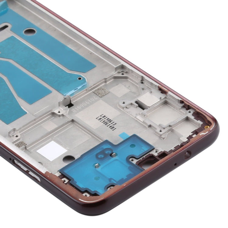 Front Housing LCD Frame Bezel Plate for Motorola Moto G8 Plus(Red) - Frame Bezel Plate by buy2fix | Online Shopping UK | buy2fix