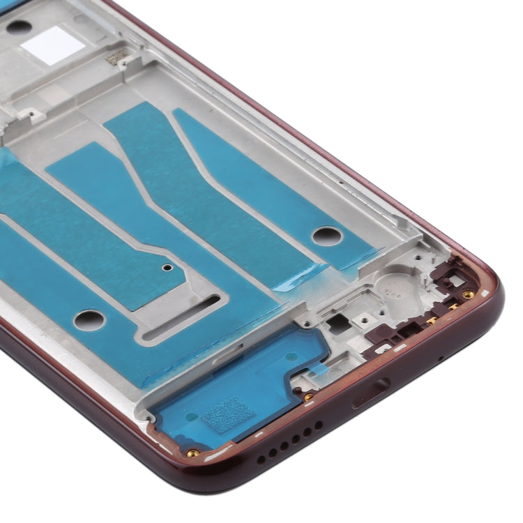 Front Housing LCD Frame Bezel Plate for Motorola Moto G8 Plus(Red) - Frame Bezel Plate by buy2fix | Online Shopping UK | buy2fix