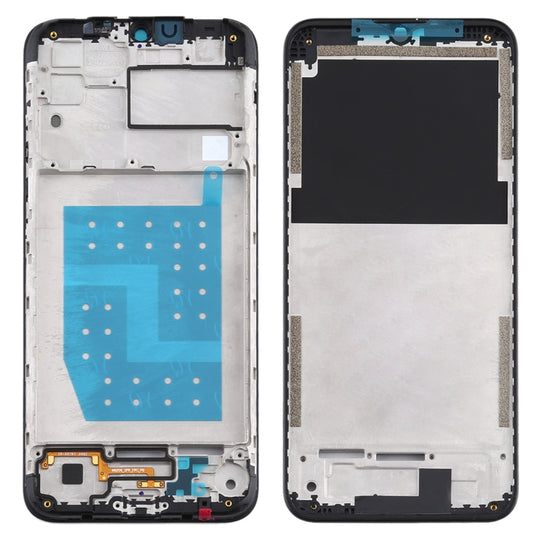 Frontgehäuse LCD Rahmen Blende Platte für Motorola Moto G8 Power Lite (Schwarz)