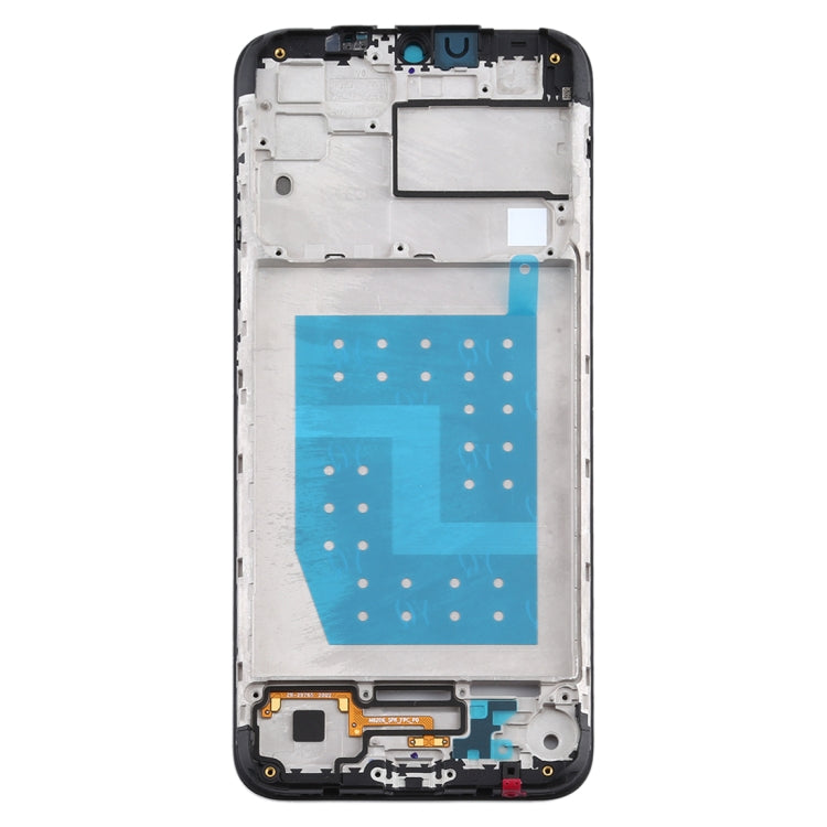 Front Housing LCD Frame Bezel Plate for Motorola Moto G8 Power Lite (Black) - Frame Bezel Plate by buy2fix | Online Shopping UK | buy2fix