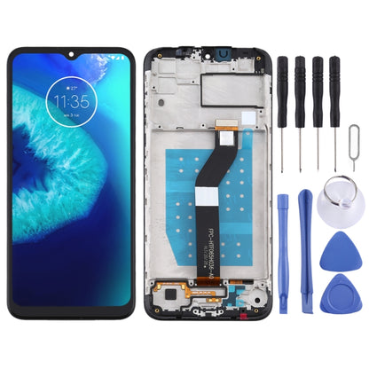 TFT LCD Screen for Motorola Moto G8 Power Lite Digitizer Full Assembly with Frame (Black) - LCD Screen by buy2fix | Online Shopping UK | buy2fix