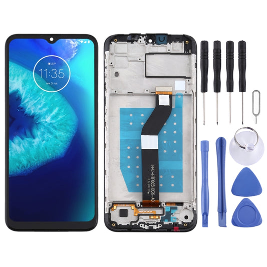 TFT LCD Screen for Motorola Moto G8 Power Lite Digitizer Full Assembly with Frame (Black) - LCD Screen by buy2fix | Online Shopping UK | buy2fix