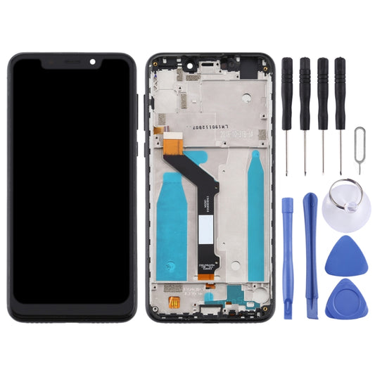 TFT LCD Screen for Motorola Moto One (P30 Play)Digitizer Full Assembly with Frame (Black) - LCD Screen by buy2fix | Online Shopping UK | buy2fix