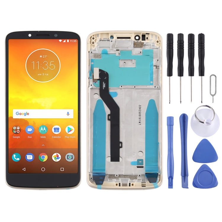 TFT LCD Screen for Motorola Moto E5/ G6 Play(Brazil)Digitizer Full Assembly with Frame(Gold) - LCD Screen by buy2fix | Online Shopping UK | buy2fix