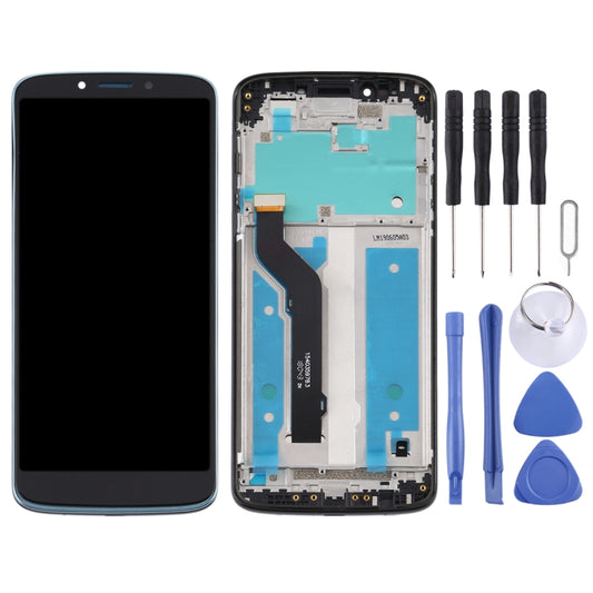 TFT LCD Screen for Motorola Moto E5 Plus Digitizer Full Assembly with Frame(Black) - LCD Screen by buy2fix | Online Shopping UK | buy2fix