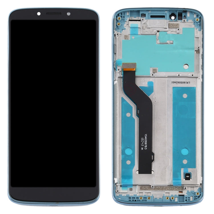 TFT LCD Screen for Motorola Moto E5 Plus Digitizer Full Assembly with Frame(Blue) - LCD Screen by buy2fix | Online Shopping UK | buy2fix