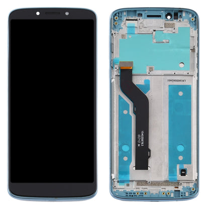 TFT LCD Screen for Motorola Moto E5 Plus Digitizer Full Assembly with Frame(Blue) - LCD Screen by buy2fix | Online Shopping UK | buy2fix