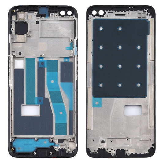 For OPPO Realme 6 Pro Front Housing LCD Frame Bezel Plate (Black) - Frame Bezel Plate by buy2fix | Online Shopping UK | buy2fix