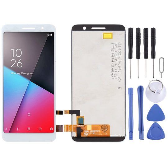 LCD-Bildschirm und Digitizer-Vollmontage für Vodafone Smart E9 Lite (Weiß)