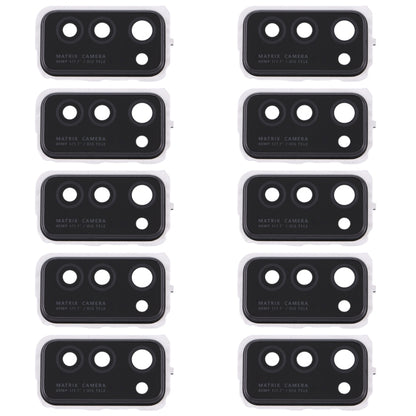 For Huawei Honor V30  10pcs Camera Lens Cover (Black) - Camera Series by buy2fix | Online Shopping UK | buy2fix