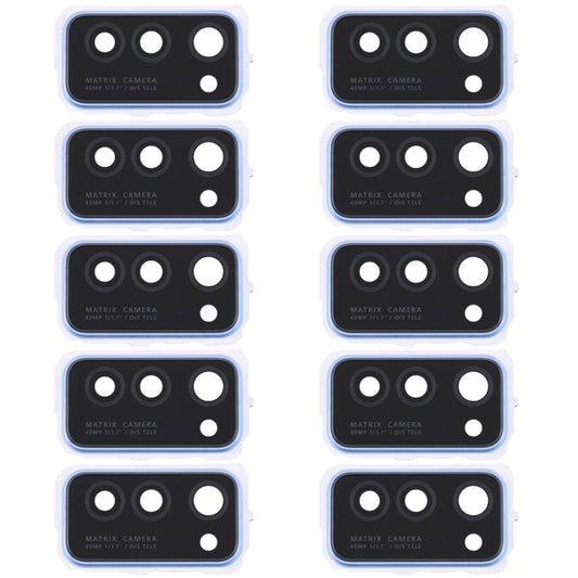 For Huawei Honor V30  10pcs Camera Lens Cover (Blue) - Camera Series by buy2fix | Online Shopping UK | buy2fix