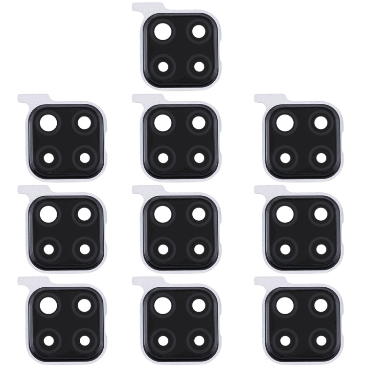 For Huawei Nova 5i Pro  10pcs Camera Lens Cover (Black) - Camera Series by buy2fix | Online Shopping UK | buy2fix