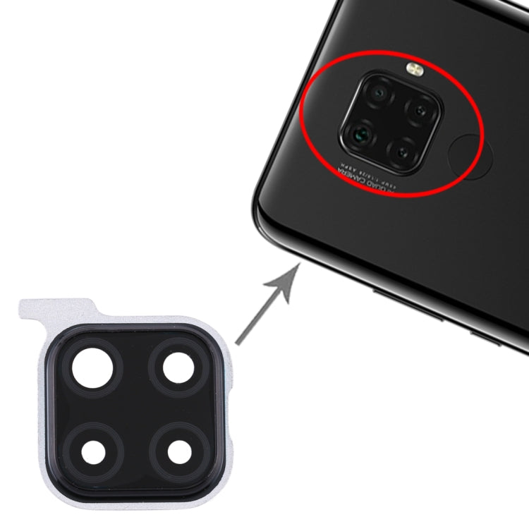 For Huawei Nova 5i Pro  10pcs Camera Lens Cover (Black) - Camera Series by buy2fix | Online Shopping UK | buy2fix