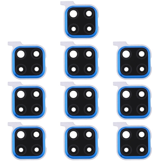 For Huawei Nova 5i Pro  10pcs Camera Lens Cover (Blue) - Camera Series by buy2fix | Online Shopping UK | buy2fix