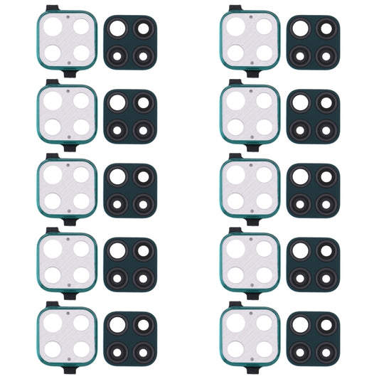 For Huawei Nova 6 SE  10pcs Camera Lens Cover (Green) - Camera Series by buy2fix | Online Shopping UK | buy2fix