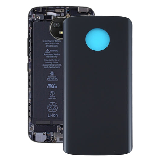 Battery Back Cover for Motorola Moto G6 Plus(Black) - Back Cover by buy2fix | Online Shopping UK | buy2fix