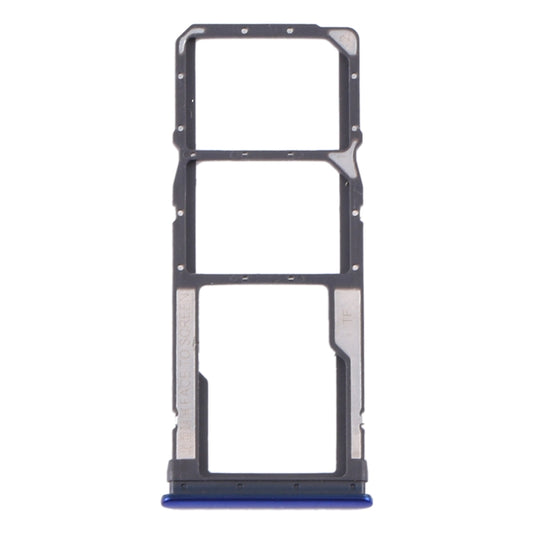 SIM Card Tray + SIM Card Tray + Micro SD Card Tray for Xiaomi Redmi Note 8T / Redmi Note 8 (Blue) - Card Tray by buy2fix | Online Shopping UK | buy2fix
