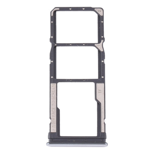 SIM Card Tray + SIM Card Tray + Micro SD Card Tray for Xiaomi Redmi Note 8T / Redmi Note 8 (Silver) - Card Tray by buy2fix | Online Shopping UK | buy2fix