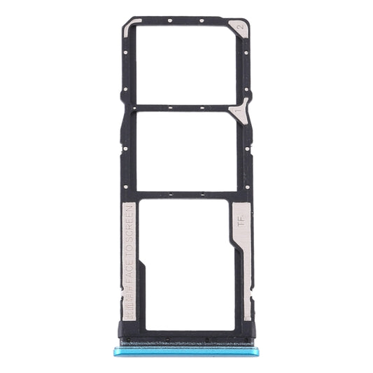 SIM Card Tray + SIM Card Tray + Micro SD Card Tray for Xiaomi Redmi Note 9S / Redmi Note 9 Pro Max / Redmi Note 9 Pro India / Note 10 Lite(Green) - Card Tray by buy2fix | Online Shopping UK | buy2fix
