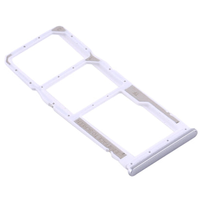 SIM Card Tray + SIM Card Tray + Micro SD Card Tray for Xiaomi Redmi Note 9S / Redmi Note 9 Pro Max / Redmi Note 9 Pro India / Note 10 Lite(Silver) - Card Tray by buy2fix | Online Shopping UK | buy2fix