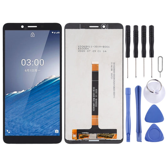 TFT LCD Screen for Nokia C3 with Digitizer Full Assembly - LCD Screen by buy2fix | Online Shopping UK | buy2fix