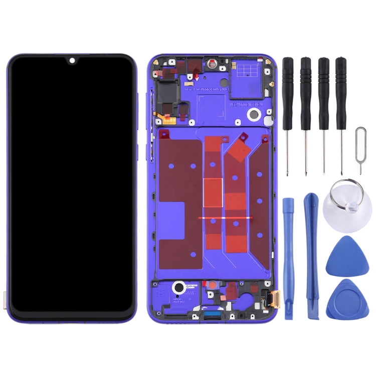 Original OLED LCD Screen for Huawei Nova 5 Pro Digitizer Full Assembly with Frame(Purple) by buy2fix