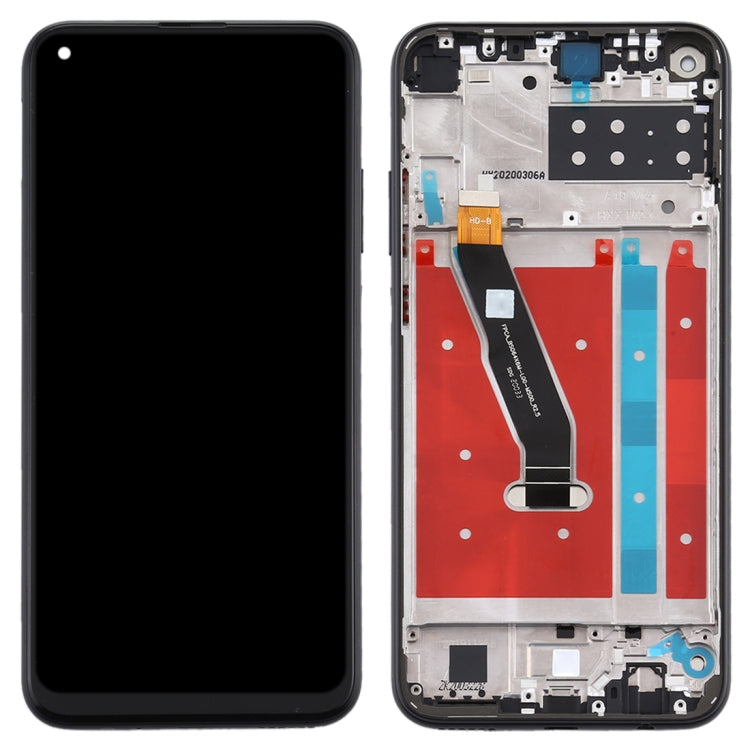 OEM LCD Screen for Huawei P40 Lite E Digitizer Full Assembly with Frame(Black) by buy2fix