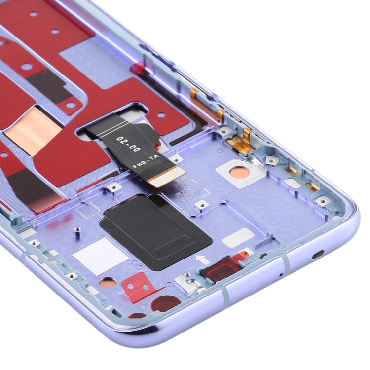 OEM LCD Screen for Huawei Nova 6 5G Digitizer Full Assembly with Frame(Purple) - LCD Screen by buy2fix | Online Shopping UK | buy2fix
