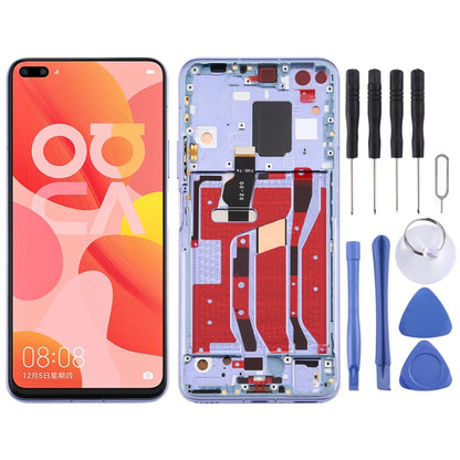 OEM LCD Screen for Huawei Nova 6 5G Digitizer Full Assembly with Frame(Purple) - LCD Screen by buy2fix | Online Shopping UK | buy2fix