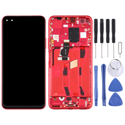 OEM LCD Screen for Huawei Nova 6 5G Digitizer Full Assembly with Frame(Red) - LCD Screen by buy2fix | Online Shopping UK | buy2fix
