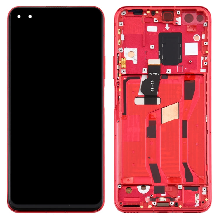 OEM LCD Screen for Huawei Nova 6 5G Digitizer Full Assembly with Frame(Red) - LCD Screen by buy2fix | Online Shopping UK | buy2fix