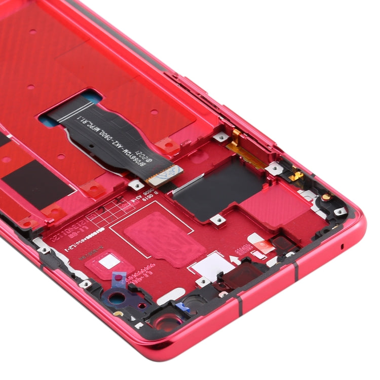 Original OLED LCD Screen for Huawei Nova 7 Pro 5G Digitizer Full Assembly with Frame(Red) - LCD Screen by buy2fix | Online Shopping UK | buy2fix