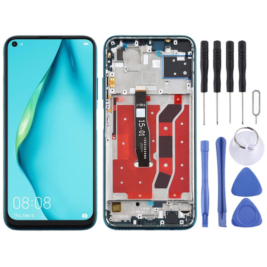OEM LCD Screen for Huawei P40 Lite Digitizer Full Assembly with Frame（Green) - LCD Screen by buy2fix | Online Shopping UK | buy2fix