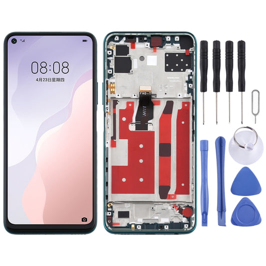 OEM LCD Screen for Huawei Nova 7 SE Digitizer Full Assembly with Frame（Green) - LCD Screen by buy2fix | Online Shopping UK | buy2fix