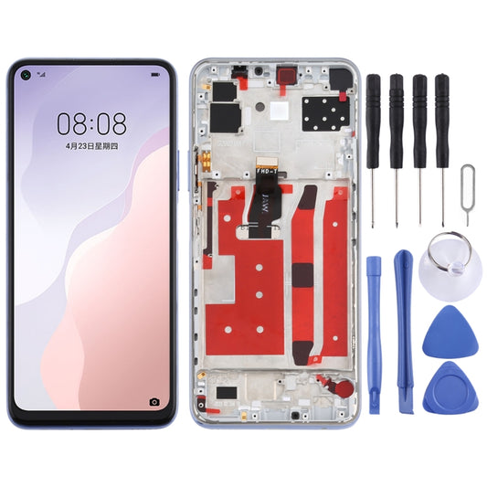 OEM LCD Screen for Huawei Nova 7 SE Digitizer Full Assembly with Frame(Silver) - LCD Screen by buy2fix | Online Shopping UK | buy2fix