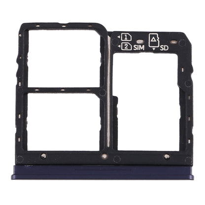 SIM Card Tray + SIM Card Tray + Micro SD Card Tray for Asus Zenfone Max Plus (M1) ZB570TL / X018D(Blue) - Card Tray by buy2fix | Online Shopping UK | buy2fix