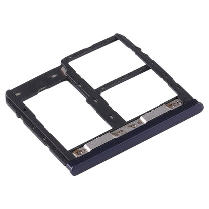 SIM Card Tray + SIM Card Tray + Micro SD Card Tray for Asus Zenfone Max Plus (M1) ZB570TL / X018D(Blue) - Card Tray by buy2fix | Online Shopping UK | buy2fix